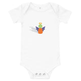 Baby short sleeve one piece - "Angel" - comes in white