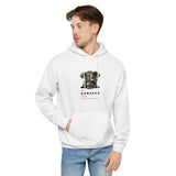 Unisex fleece hoodie - "Jai Ganesha Deva" - comes in White
