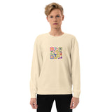 Unisex french terry sweatshirt - "scannable QR code for vantorik.store" - comes in two colors