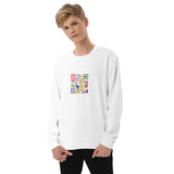 Unisex french terry sweatshirt - "scannable QR code for vantorik.store" - comes in two colors