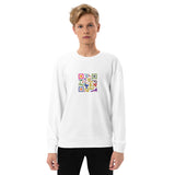 Unisex french terry sweatshirt - "scannable QR code for vantorik.store" - comes in two colors