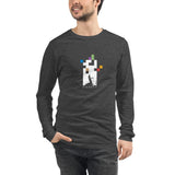Unisex Long Sleeve Tee - "Picasso" - comes in seven colors
