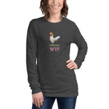 Unisex Long Sleeve Tee - "WTF" - comes in five colors
