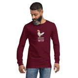 Unisex Long Sleeve Tee - "WTF" - comes in five colors