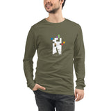 Unisex Long Sleeve Tee - "Picasso" - comes in seven colors