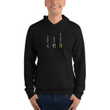 Unisex hoodie - "H Y E" - comes in three colors