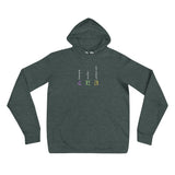 Unisex hoodie - "H Y E" - comes in three colors