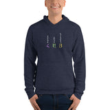 Unisex hoodie - "H Y E" - comes in three colors
