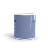 White glossy mug - "caution, I engage in random acts of kindness"