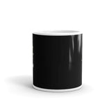 White glossy mug - "Be Still"