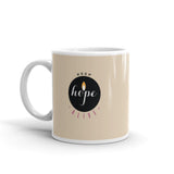 White glossy mug - "Keep Hope Alive"