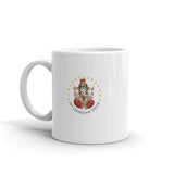 White glossy mug - "Jai Ganesha Deva"