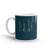 White glossy mug - "HYE"