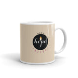 White glossy mug - "Keep Hope Alive"