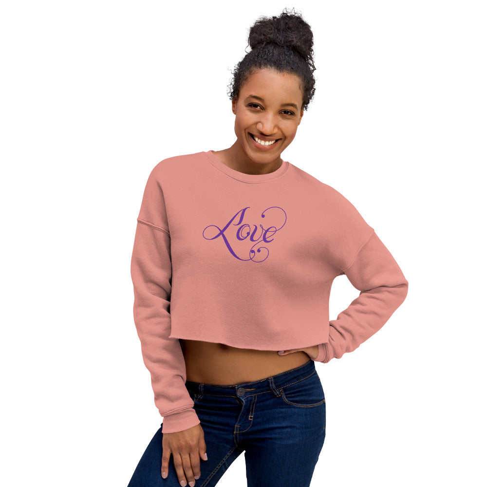 Ripped store cropped sweatshirt