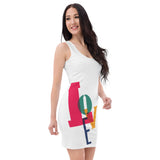 Sublimation Cut & Sew Dress - "Love" - comes in white