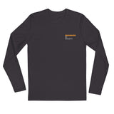 Long Sleeve Fitted Crew - "Undamaged By Society" - comes in three colors