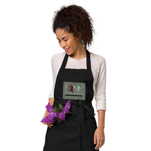 Organic cotton apron - "Embrace" - comes in three colors