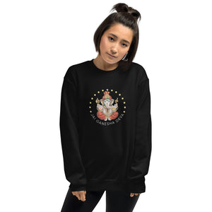 Unisex Sweatshirt - "Jai Ganesha Deva" - comes in six colors