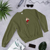 Unisex Sweatshirt - "Santa Claus" - comes in seven colors