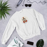 Unisex Sweatshirt - "Jai Ganesha Deva" - comes in White