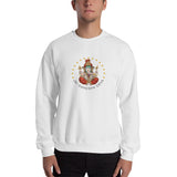 Unisex Sweatshirt - "Jai Ganesha Deva" - comes in White