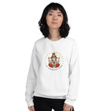 Unisex Sweatshirt - "Jai Ganesha Deva" - comes in White