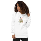 Unisex fashion hoodie - "Basketball Junkie" - comes in white