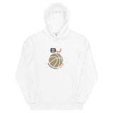 Unisex fashion hoodie - "Basketball Junkie" - comes in white