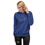 Unisex Fleece Pullover - "Quantum fizzics" - comes in three colors