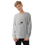 Unisex french terry sweatshirt - "WUF" - comes in two colors and ships from Japan. Delivery may take up to three weeks.