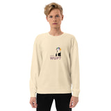 Unisex french terry sweatshirt - "WUF" - comes in two colors and ships from Japan. Delivery may take up to three weeks.