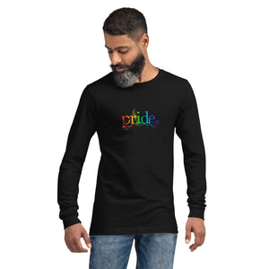 Unisex Long Sleeve Tee - "Pride" - comes in Black