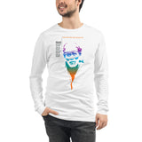 Unisex Long Sleeve Tee - "Shirdi Sai Baba" - comes in White