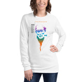 Unisex Long Sleeve Tee - "Shirdi Sai Baba" - comes in White