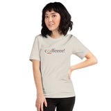 Short-Sleeve Unisex T-Shirt - "coffeeee!" - comes in three colors