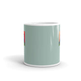 White glossy mug - "om na ma shi va ya"