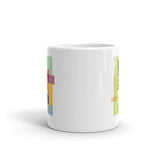 White glossy mug - "Happy"