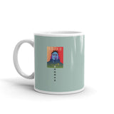 White glossy mug - "om na ma shi va ya"