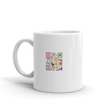 White glossy mug - "QR code for vantorik.store"