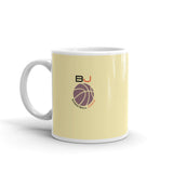 White glossy mug - "Basketball Junkie"