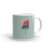 White glossy mug - "om na ma shi va ya"