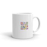 White glossy mug - "QR code for vantorik.store"