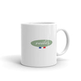 White glossy mug - "voila"