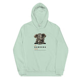 Women's eco fitted hoodie - "Jai Ganesha Deva" - comes in six colors and ships from Latvia. Delivery may take up to 4 weeks.